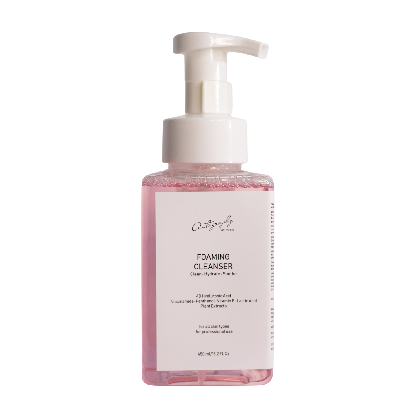 Autography Пінка для очищення шкіри обличчя, шиї та декольте, 450 мл