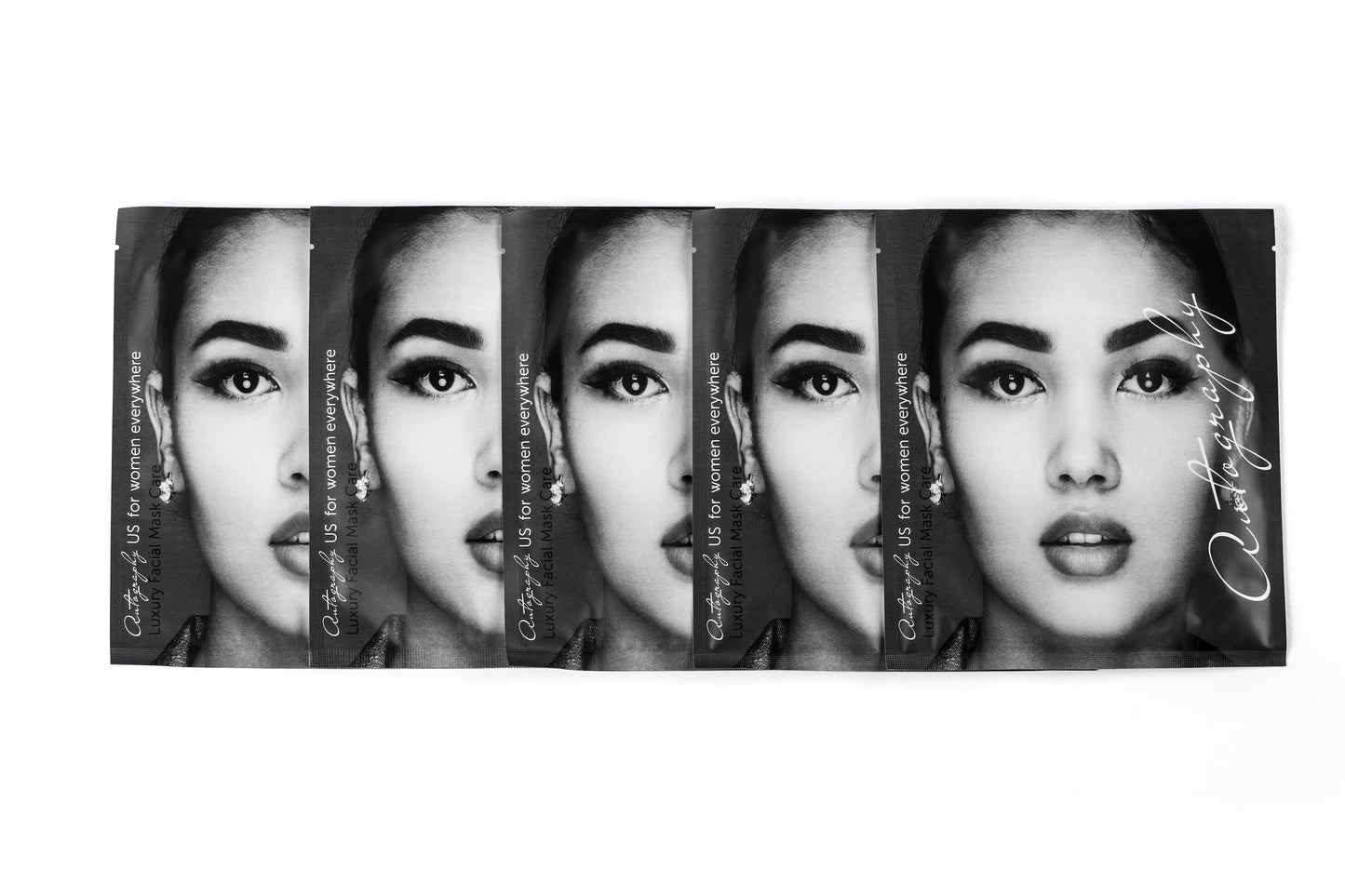 Autography WOW Luxury Mask – Гідрогелева маска з гіалуроновою кислотою та колагеном, 5 саше в 1 уп.