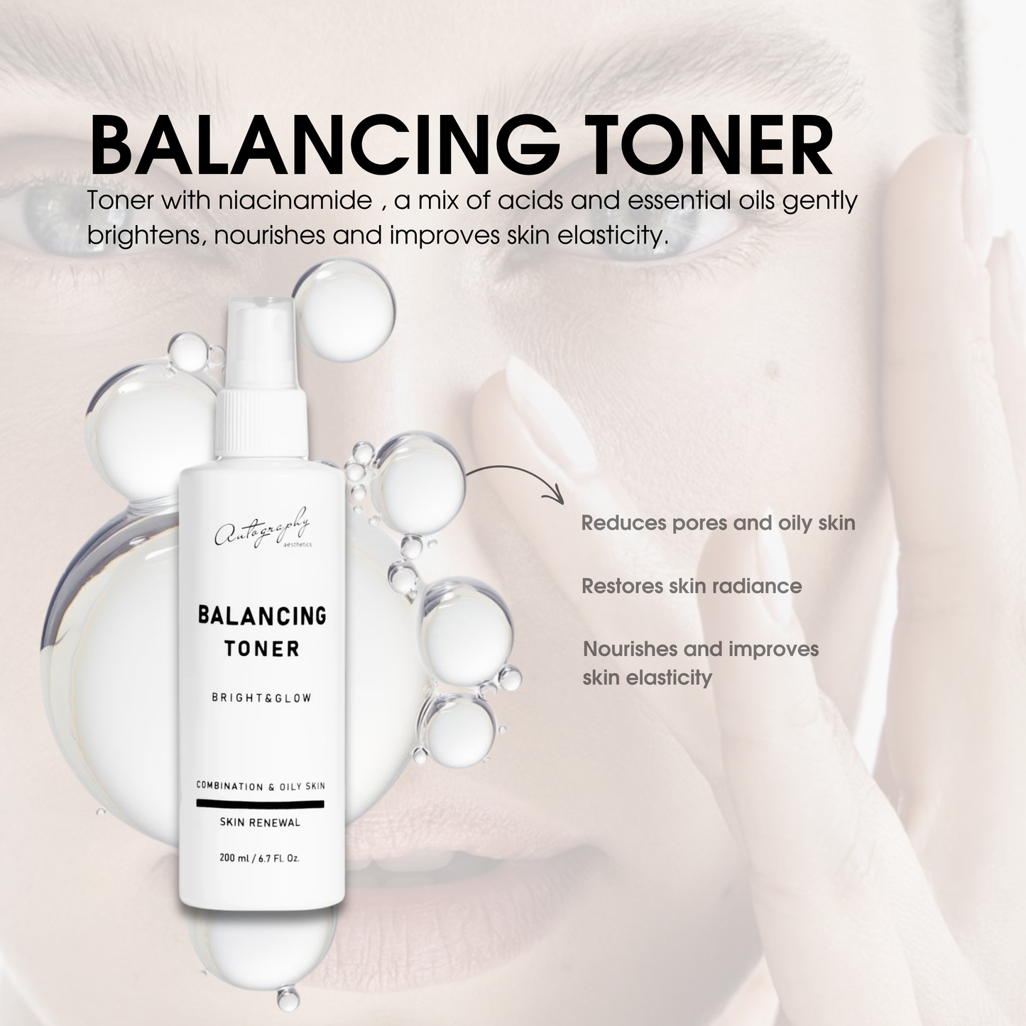 Autography BALANCING TONER 200 ml      Тонер для відновлення сяяння шкіри