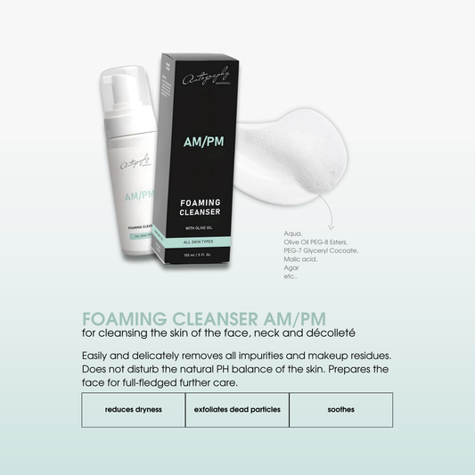 Autography new cosmetics Foaming Cleanser AM/PM Пінка для очищення шкіри обличчя, шиї та декольте 150 мл