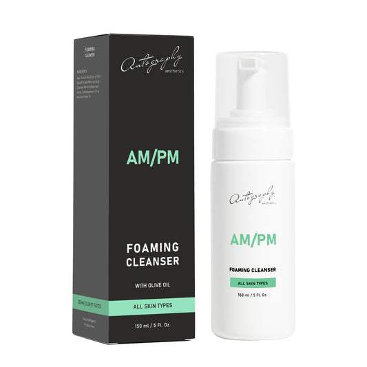 Autography new cosmetics Foaming Cleanser AM/PM Пінка для очищення шкіри обличчя, шиї та декольте 150 мл