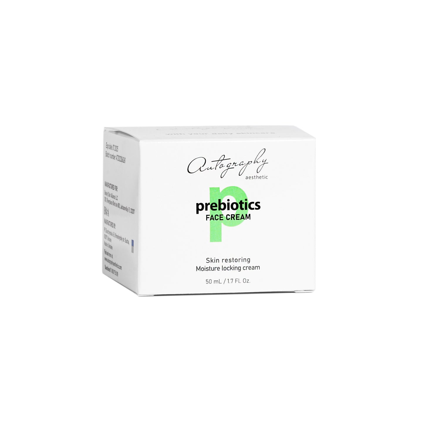 Autography Face Cream with prebiotics 50 ml    Крем для обличчя з пребіотиками